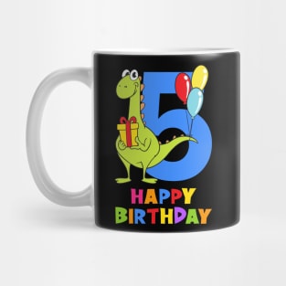 5th Birthday Party 5 Year Old Five Years Mug